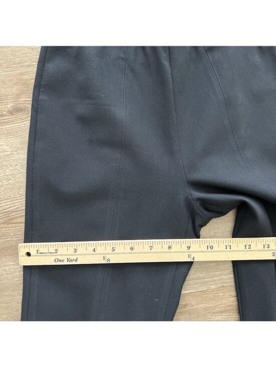 Vince Stitch Front Seamed Pants Womens Medium Navy Ankle Cropped - Picture 12 of 16